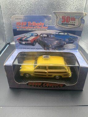 1:43 50th Anniversary Road Champs 1949 Diecast Woody IN BOX SELLING AS IS